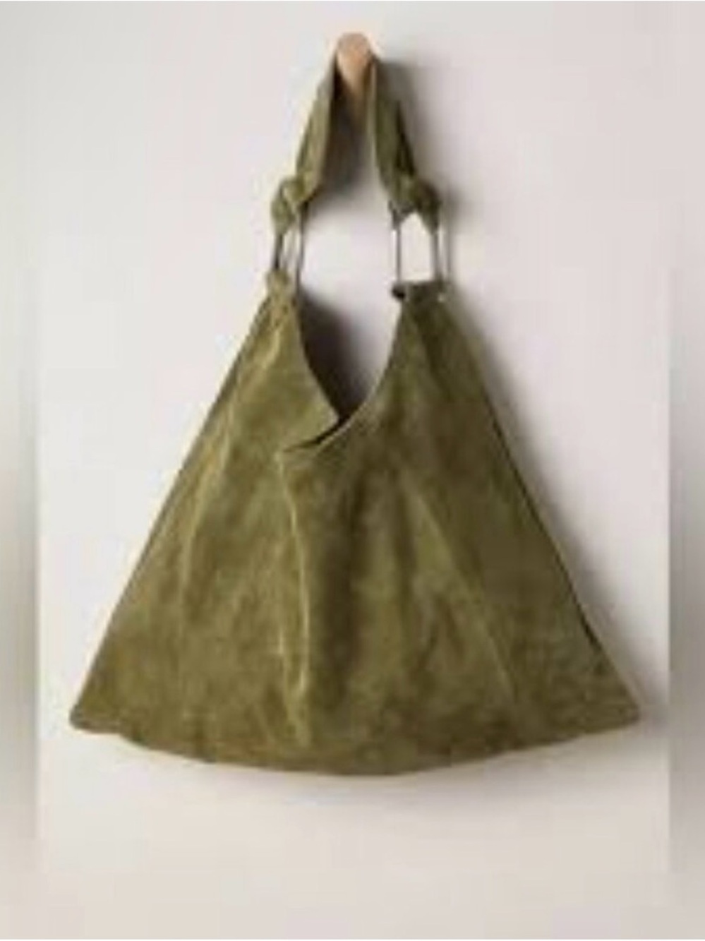 NWT Free People Bobbi Slouch Suede Tote Bag - Picture 2 of 3